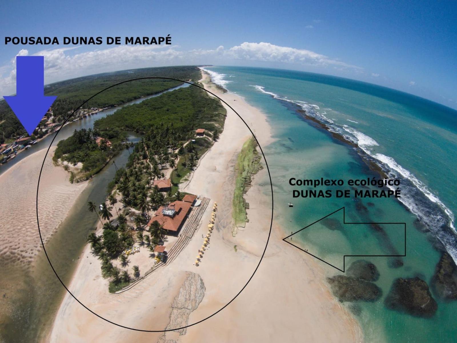 Dunas de Marape Jequiá da Praia Exterior foto